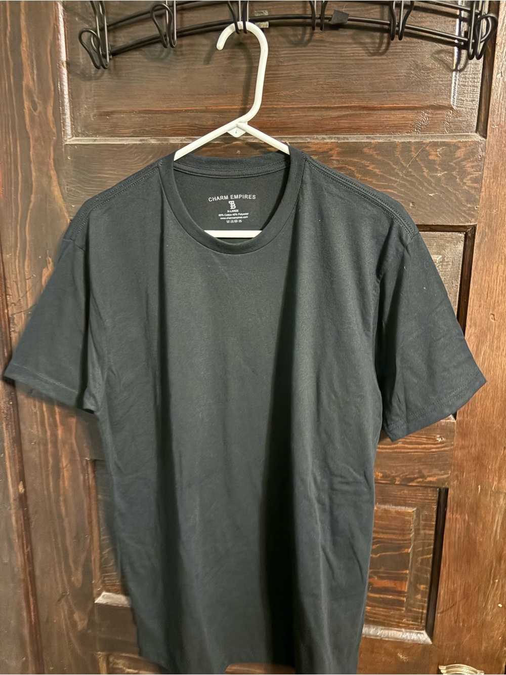 Men's Black Crew Neck T-Shirt
